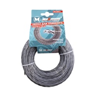 Леска для триммера 3,5 мм x 15м, витая, нейлоновая с графитовым сердечником (3543)