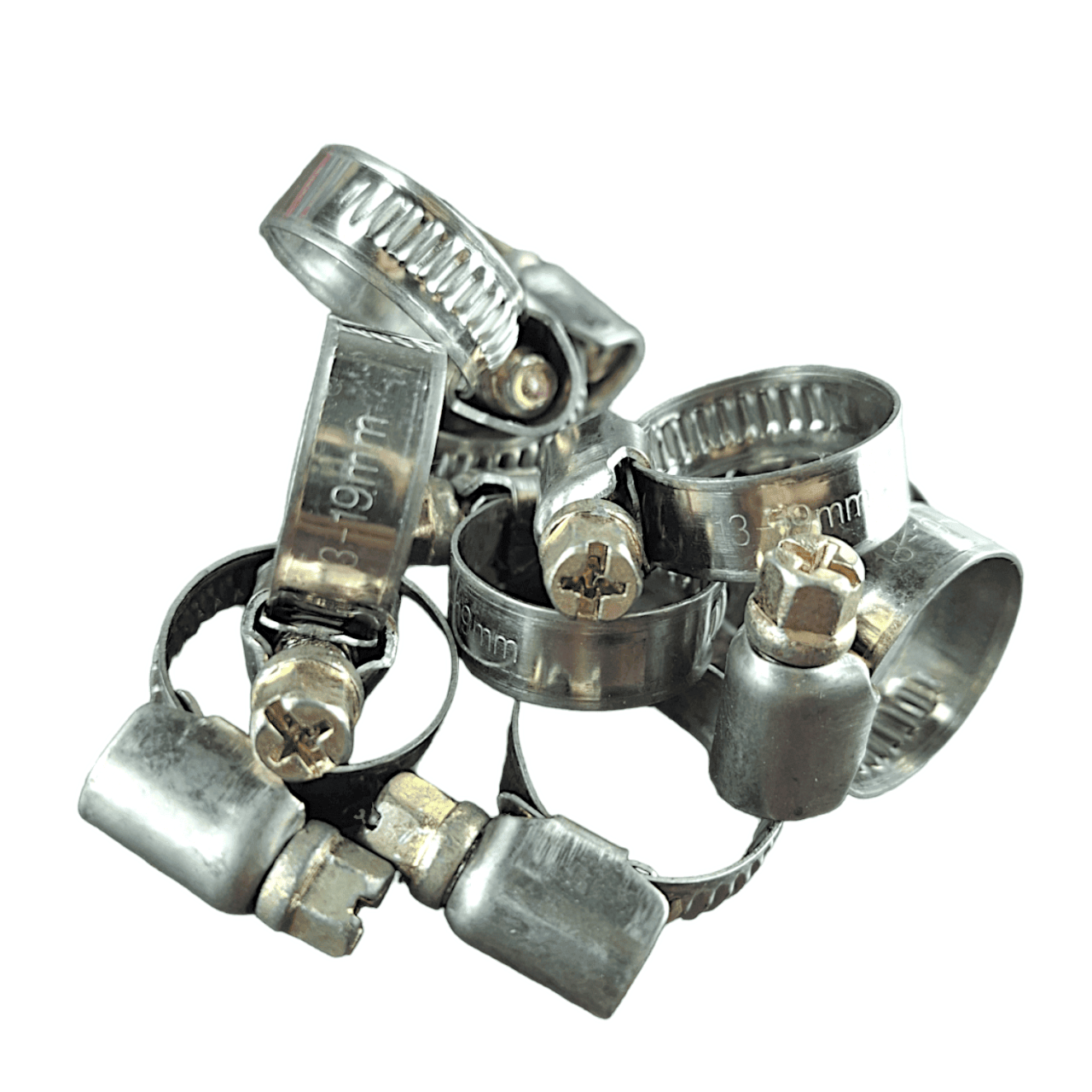 Хомут червячный 13-19 мм, нержавейка, 150 шт., "MAXIMUM" MX 15104 оптом